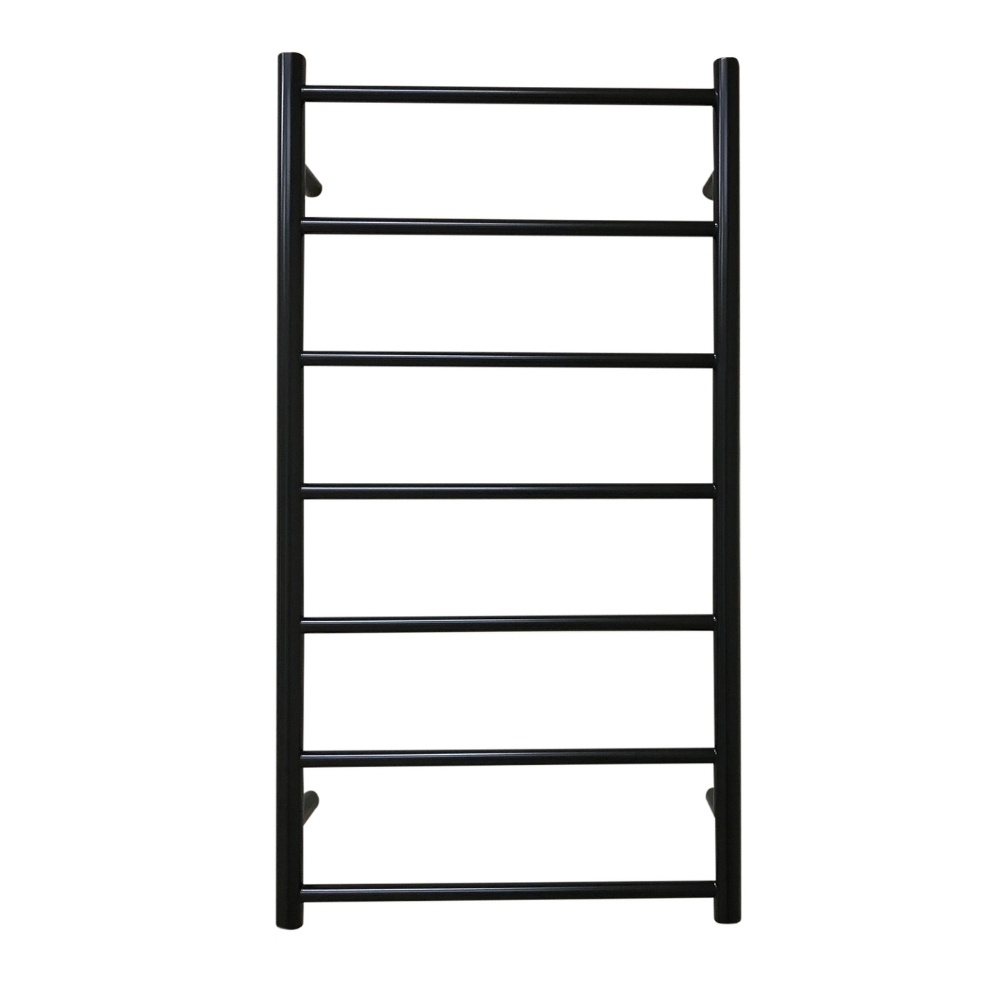 Cut out image of the The Sussex Range by JIS Pevensey 975mm x 520mm Black Electric Towel Rail